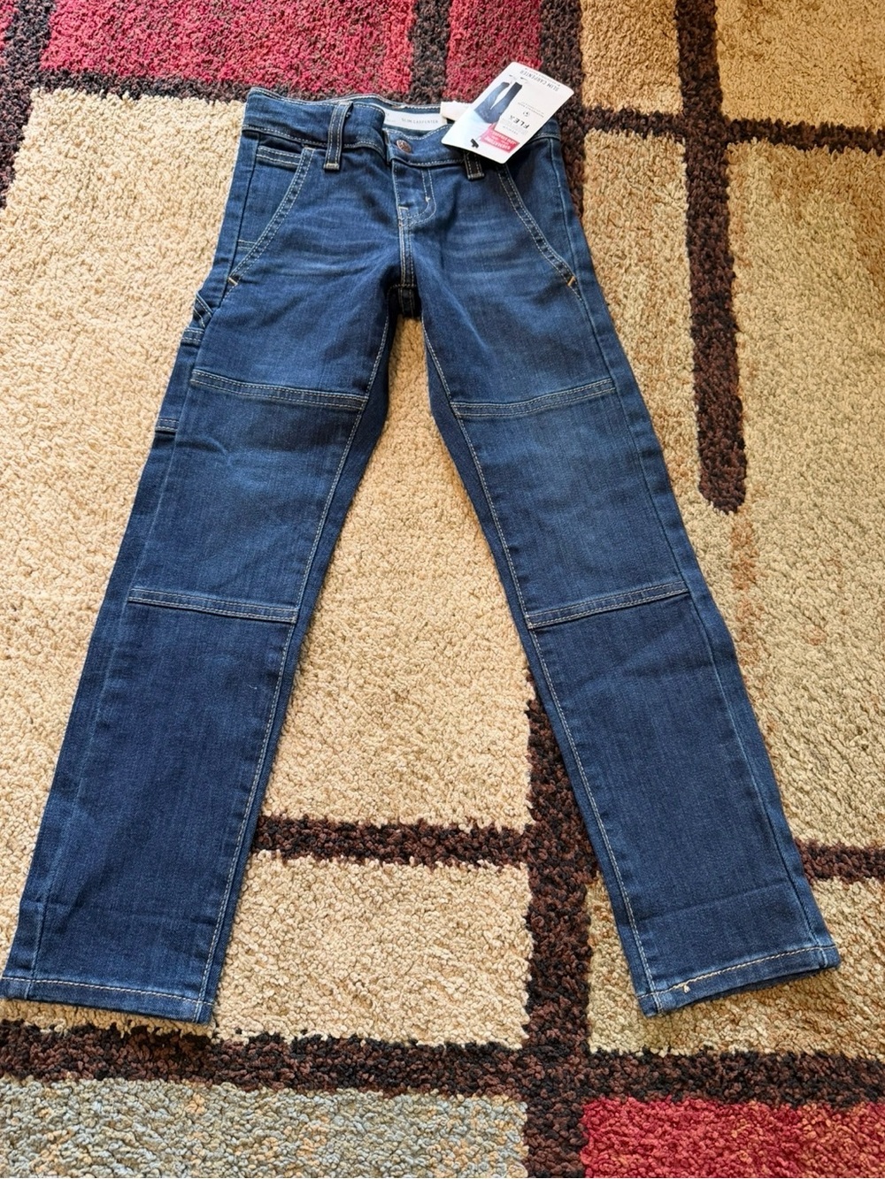 Levi's boys Dark Blue Slim Straight Jeans